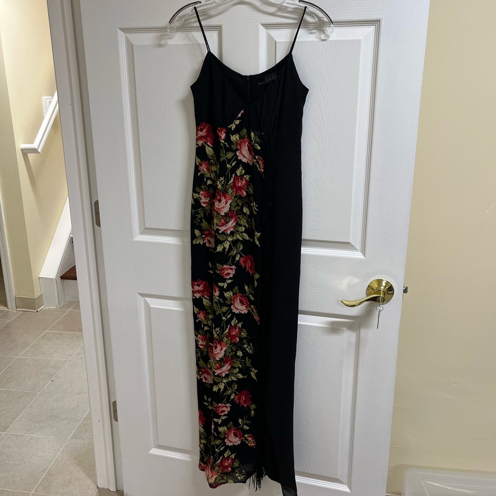 Nicole Miller Rose Fringe Dress